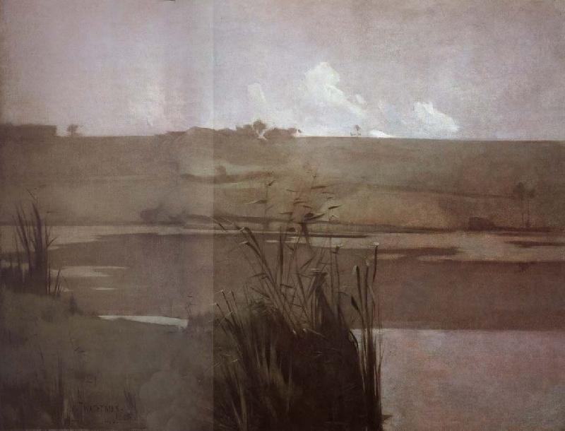 John Henry Twachtman Arques la Bataille Sweden oil painting art
